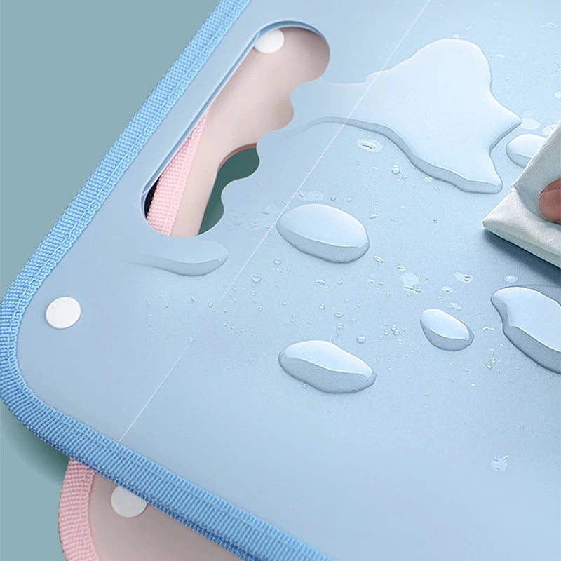 1pc Handheld Organ Bag Folder A4 Large Capacity Student Exam Paper Storage Bag 13 Layers Ticket File Classification Storage Bag