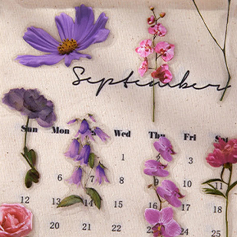 40 Sheets herbaceous plant series Europe Vintage Stickers for Scrapbooking DIY Decorative Material Collage Journaling