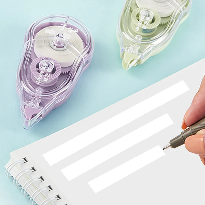 1 pc Large Capacity Correction Tape, Suitable for School, Office, and Home Use - PET Material