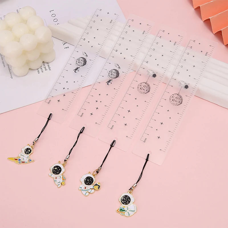 1Pc Soft Ruler 15cm Flexible Ruler Transparent Creative Stationery Rule School Supply Student stationery ruler Folding ruler