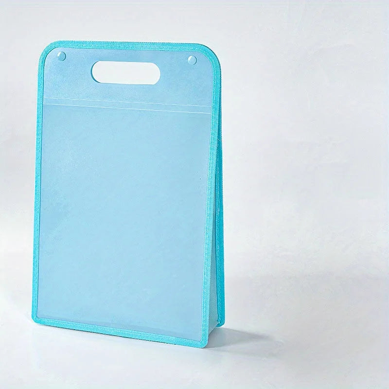 1 PC Professional A4 Portable Briefcase Bag - Durable, Self-Seal File Organizer with Handle for Office, School, Graduation