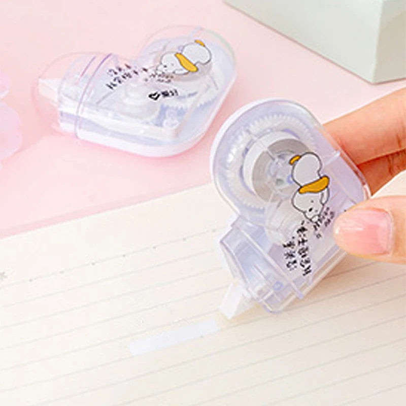 1pc Cute Heart shaped Correction Tape Stationery Office School Supply Gift nice things corrector
