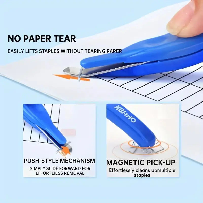 1pc Pen-shaped Staple Remover Pen Type Needle Eliminator Simple and Labor-saving Needle Eliminator Universal Keycap Puller New