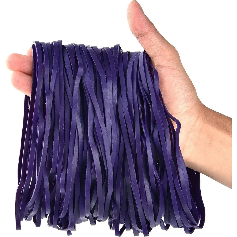 Large Rubber Bands 60 Pieces Heavy Duty Large Rubber Bands Strong Elastic Bands for Office Supply File Folders Garbage Cans 8 I
