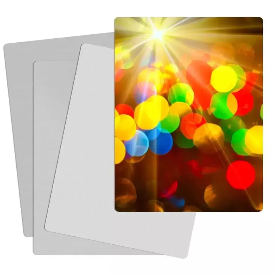 25Pcs/lot Sublimation Blanks A4 Size 8x12 Inches Sublimation Aluminum Metal Plate/Sheet For Custom Use
