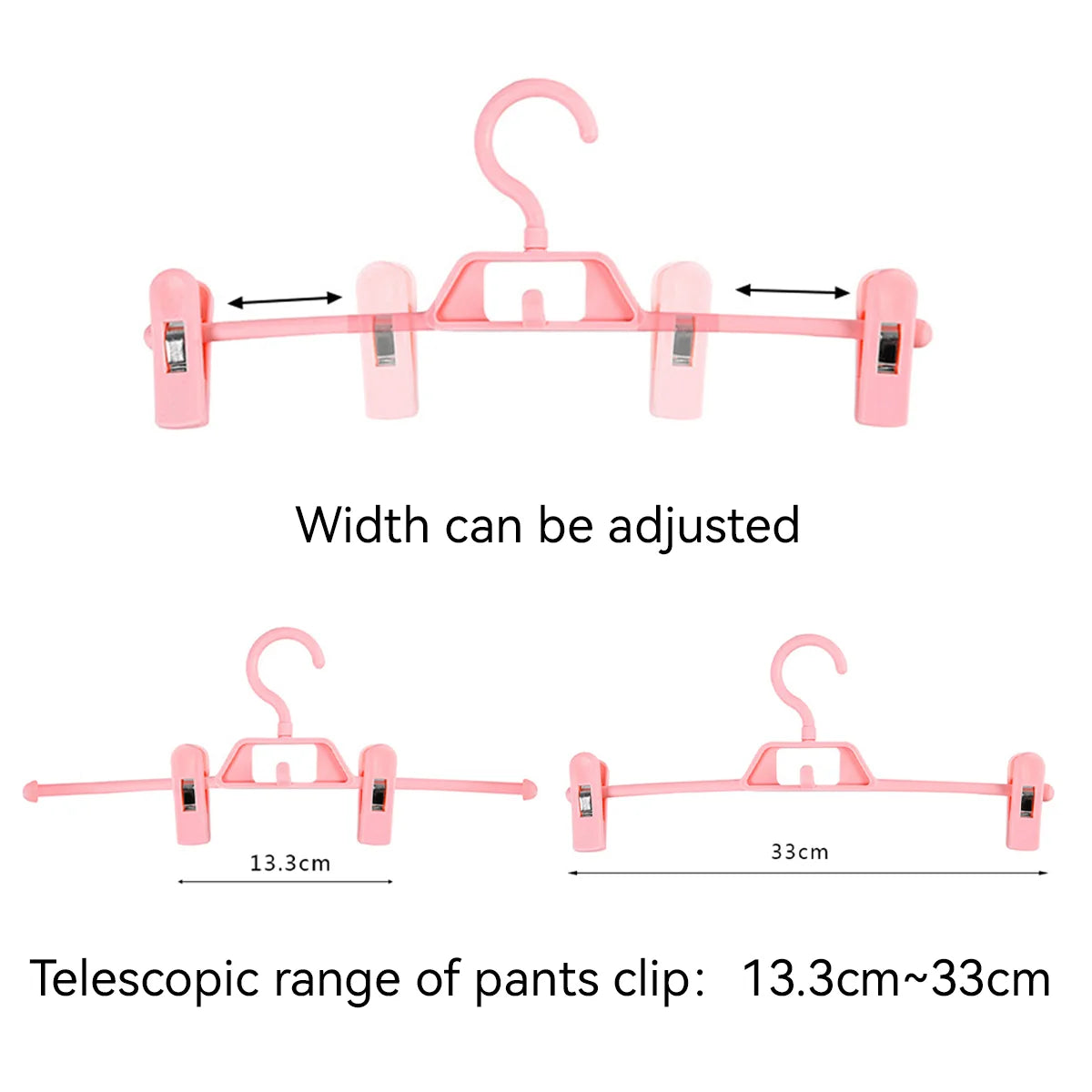 5 PCS Multifunction Coat Hangers Strong Clothes Hanger Drying Rack For Trouser Skirt Pants Non-Slip Hangers Drying Clothes