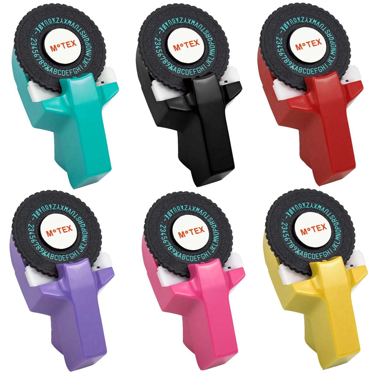 Multicolor Motex E101 E202 E303 3D Embossing Typewriter for 9mm dymo 12965 1880 3D Decorative tape